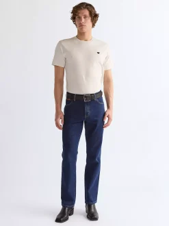 New Basic Metal Loop Leather Belt Herren Gürtel