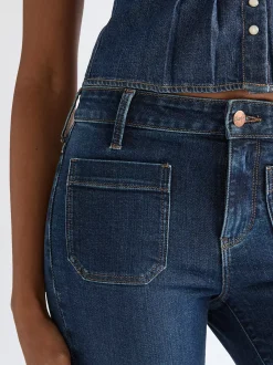 Sale Flare Jean Damen Co-Ord Sets|Jeans