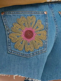 Best Lainey Wilson x Embroidered Cowboy Short 7.62cm Damen Shorts Und Röcke