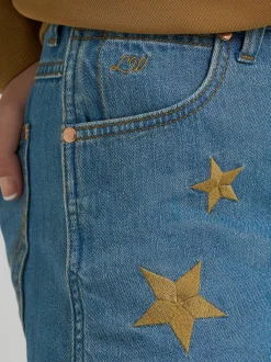 Best Lainey Wilson x Embroidered Cowboy Short 7.62cm Damen Shorts Und Röcke