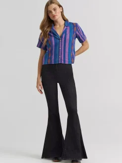 Discount ainey Wion x Jacquard hirt Damen Blusen Und Hemden|Oberteile
