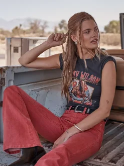 New Lainey Wilson x Lainey Flare Jean Damen Co-Ord Sets