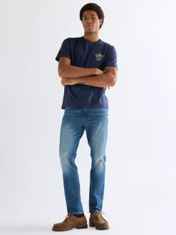 Outlet Larston Slim Tapered Medium Stretch Jean Herren Jeans