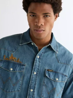 Hot Overized Wetern hirt Herren Hemden