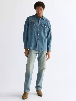 Hot Overized Wetern hirt Herren Hemden
