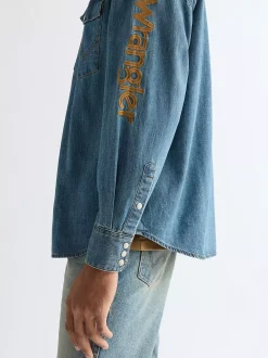 Hot Overized Wetern hirt Herren Hemden
