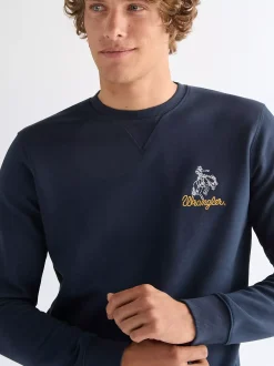 Online Regular Embroidery Crew weathirt Herren Pullover Und Strick