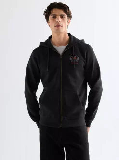 Hot Regular Graphic Zip Hoodie Herren Pullover Und Strick