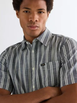 Sale Reguar hort eeve Chabray hirt Herren Hemden