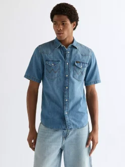 Sale Reguar hort eeve Wetern hirt Herren Hemden