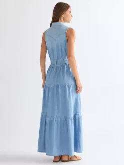 New Regular Tiered axi Dre Damen Kleider Und Jumpsuits
