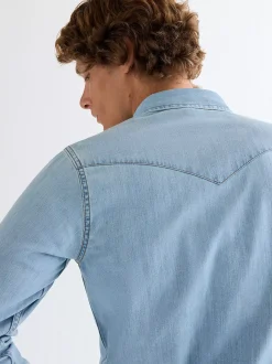 Outlet Reguar Western Shirt Herren Hemden