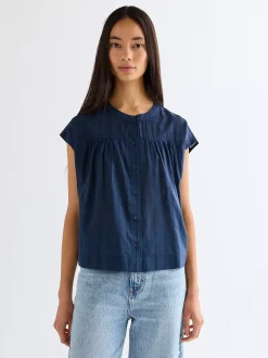 Sale Reaxed Drop houder hirt Damen Blusen Und Hemden|Oberteile