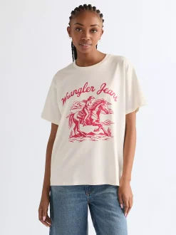 Outlet Reaxed Girfriend Tee Damen T-Shirts Und Poloshirts|Oberteile
