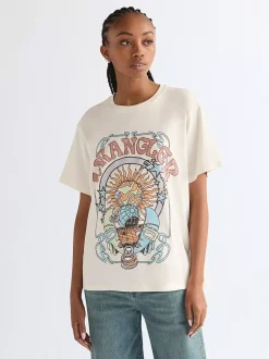 Clearance Reaxed Girfriend Tee Damen T-Shirts Und Poloshirts