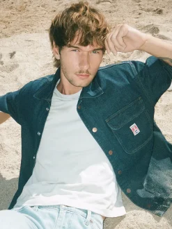 Reaxed hort eeve Overhirt Herren Hemden|Co-Ord Sets
