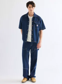 Reaxed hort eeve Overhirt Herren Hemden|Co-Ord Sets