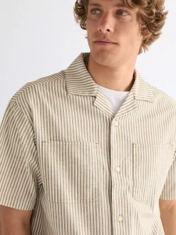 New Reaxed hort eeve Reort hirt Herren Hemden