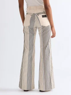 Outlet 70s Flare Jean Damen Co-Ord Sets|Jeans
