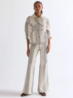 Outlet 70s Flare Jean Damen Co-Ord Sets|Jeans