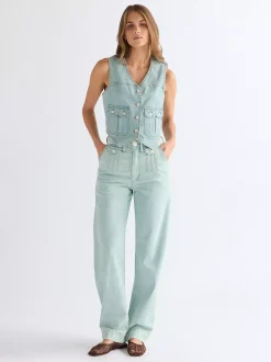 Sleek Barrel Lightweight Jean Damen Co-Ord Sets|Jeans