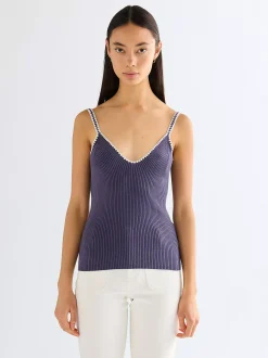 Best i Crochet Tri Tank Top Damen T-Shirts Und Poloshirts|Oberteile