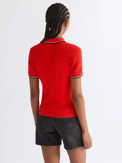 i Quarter Zip Poo Damen T-Shirts Und Poloshirts|Pullover Und Strick