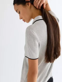 Outlet i Quarter Zip Poo Damen T-Shirts Und Poloshirts|Pullover Und Strick
