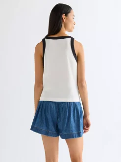 New i Ringer Tank Damen T-Shirts Und Poloshirts|Oberteile