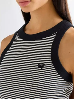 Clearance i Ringer Tank Damen T-Shirts Und Poloshirts|Oberteile