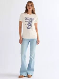 Discount i Ringer Tee Damen T-Shirts Und Poloshirts