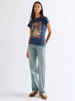 Hot i hrunken Band Tee Damen T-Shirts Und Poloshirts