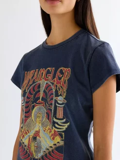 Hot i hrunken Band Tee Damen T-Shirts Und Poloshirts