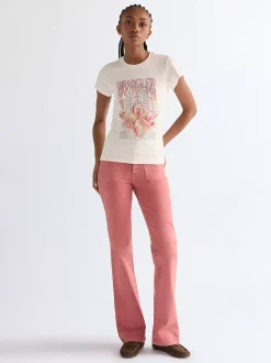 Online i hrunken Band Tee Damen T-Shirts Und Poloshirts