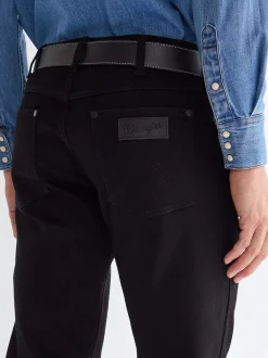 Stitched Leather Belt Herren Gürtel