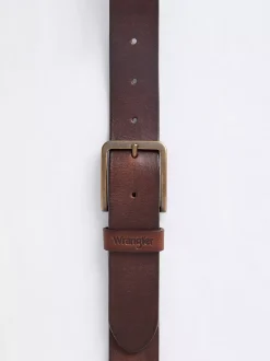 Discount Structured Leather Belt Herren Gürtel