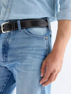 Sale Western Stitch Leather Belt Herren Gürtel