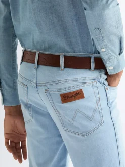 New Western Stitch Leather Belt Herren Gürtel