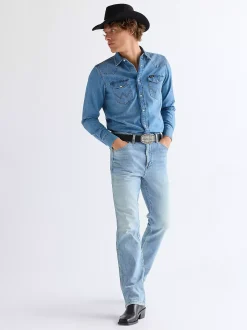 Outlet Wrancher Bootcut Toughlite Jean Herren Jeans