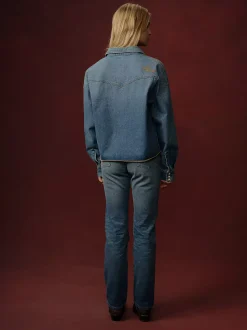 Sale ® x Cherry Deni hirt Jacket Damen Blusen Und Hemden|Jacken