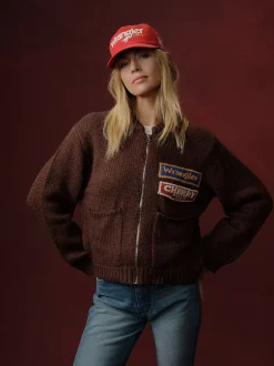 New ® x Cherry Frise Jacket Damen Pullover Und Strick|Pullover Und Strick